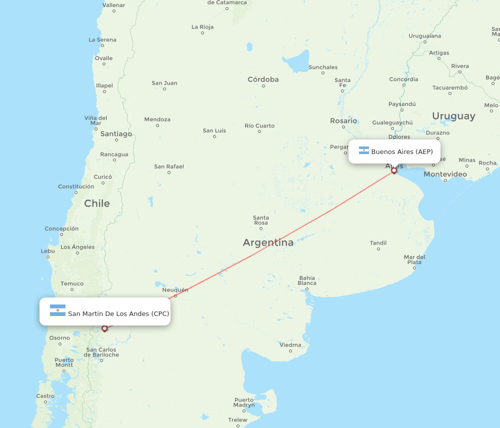 AEP-CPC flight routes