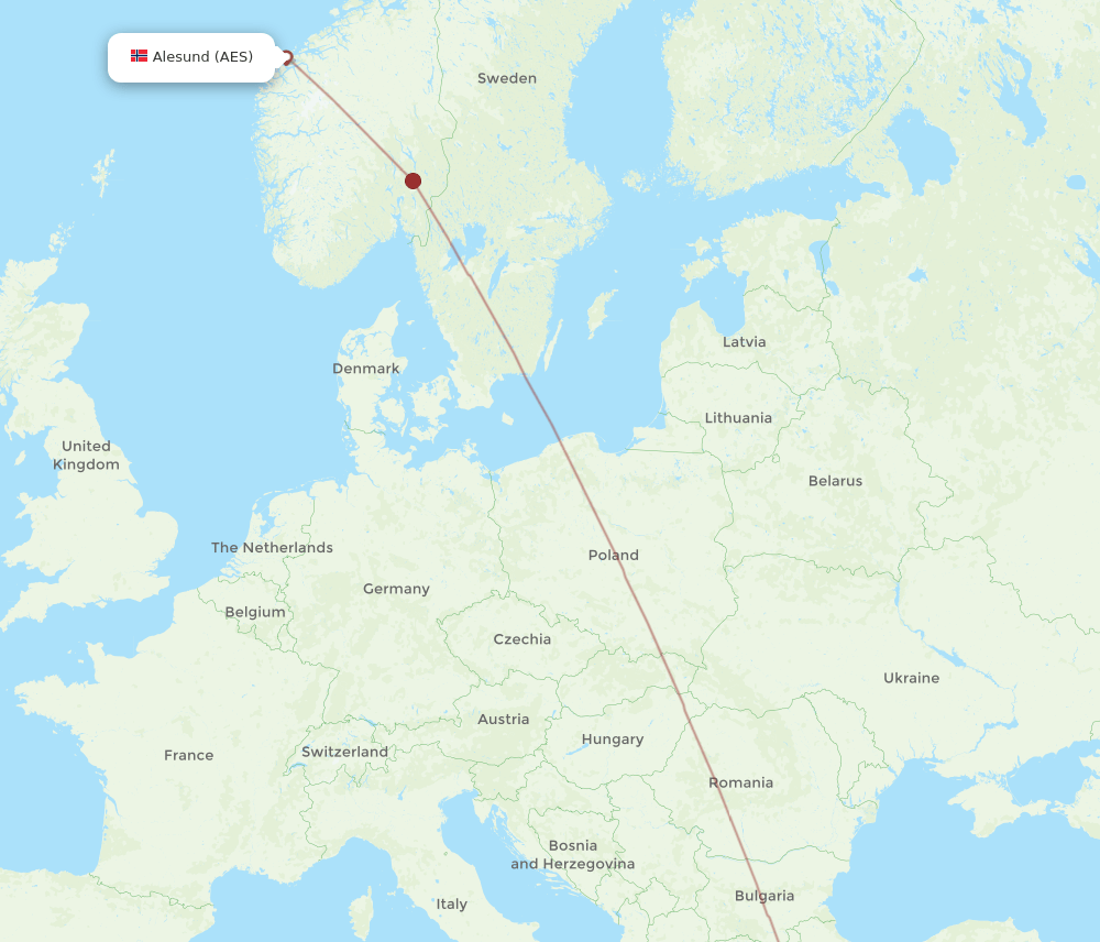 AES to ADB flights and routes map