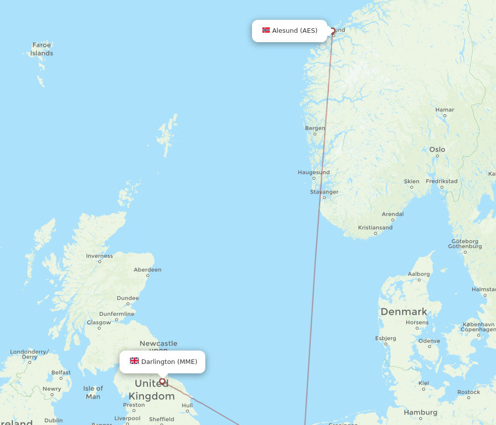 AES-MME flight routes