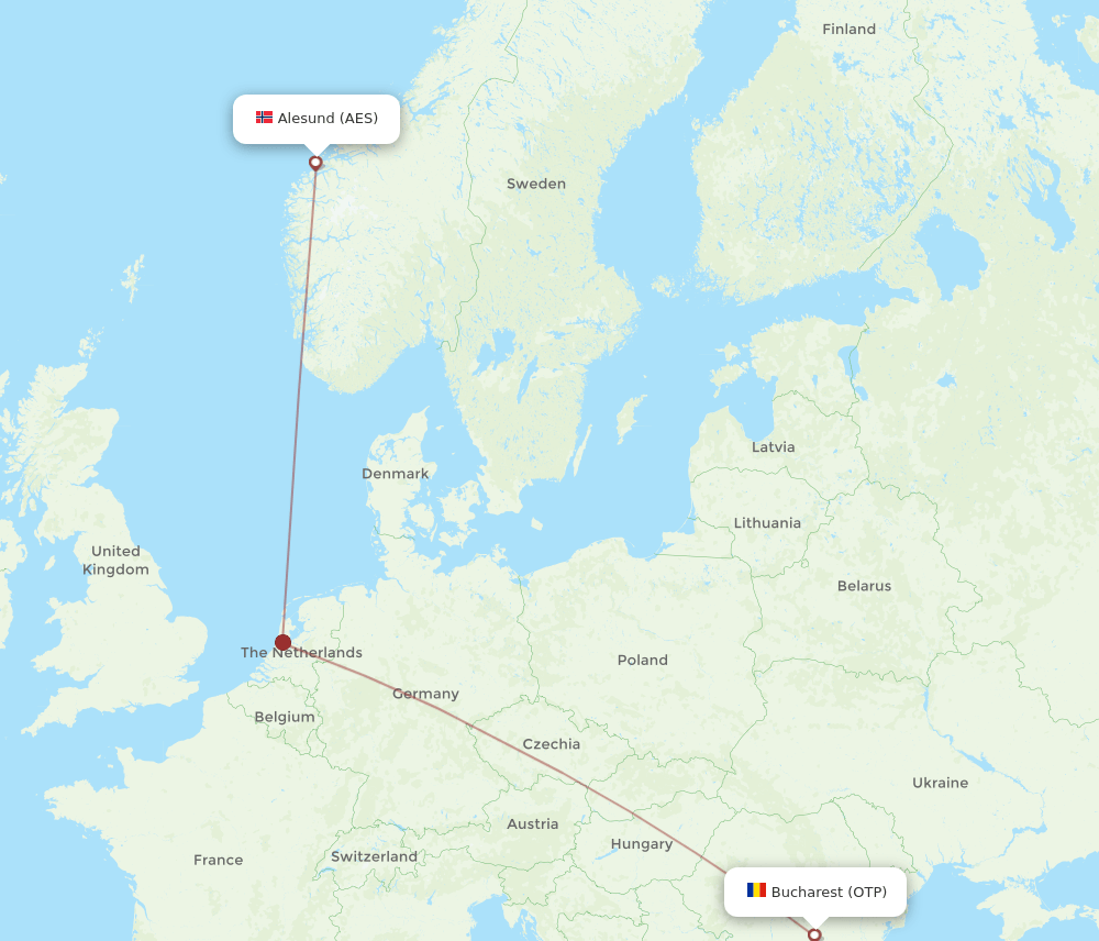 AES-OTP flight routes