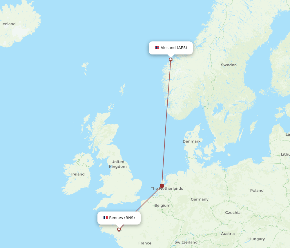 AES-RNS flight routes