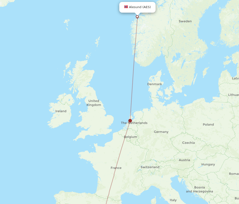 AES-VLC flight routes