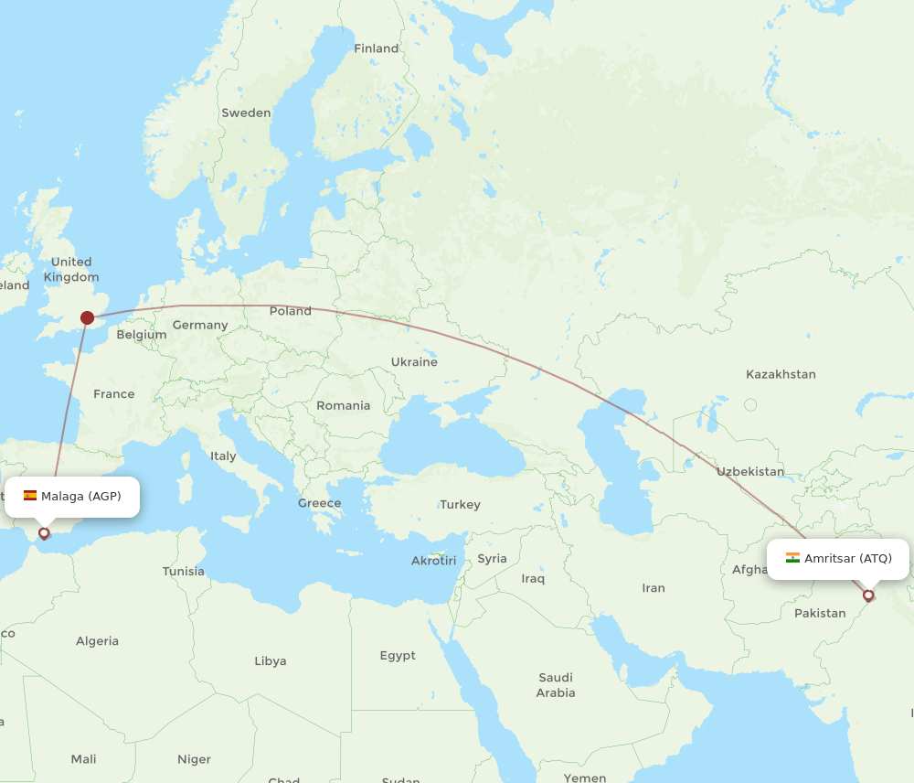 AGP-ATQ flight routes