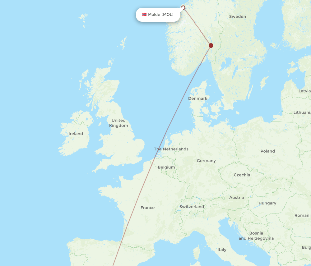 AGP-MOL flight routes