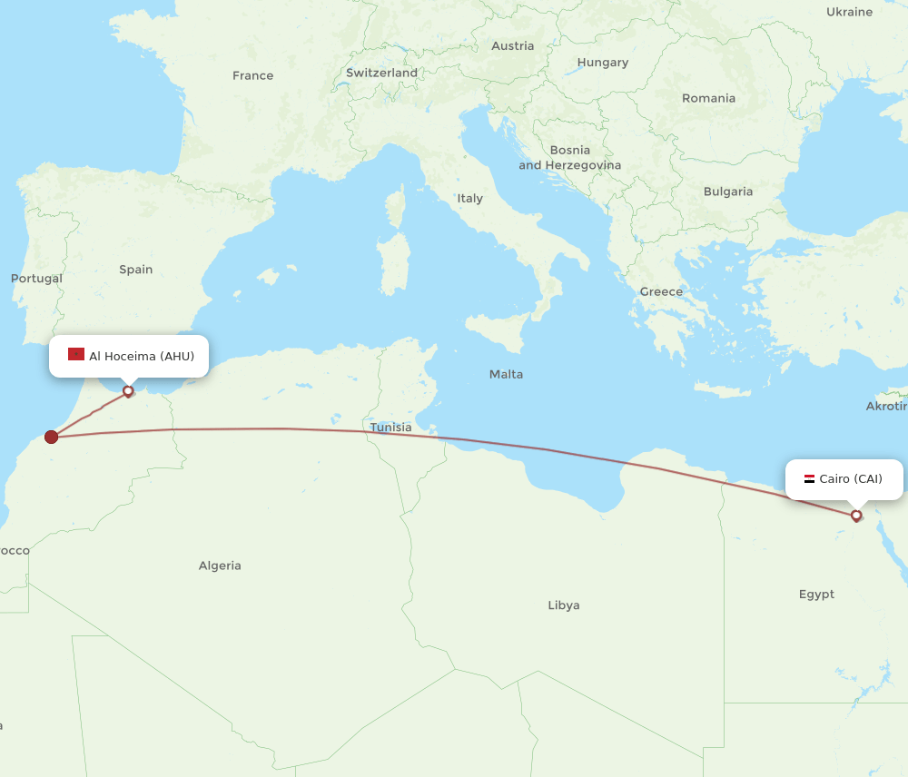 AHU-CAI flight routes