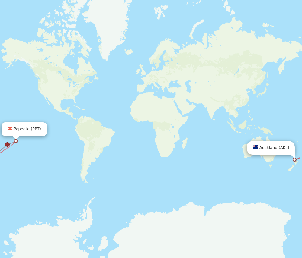 Flights from auckland to papeete akl to ppt airlines best routes