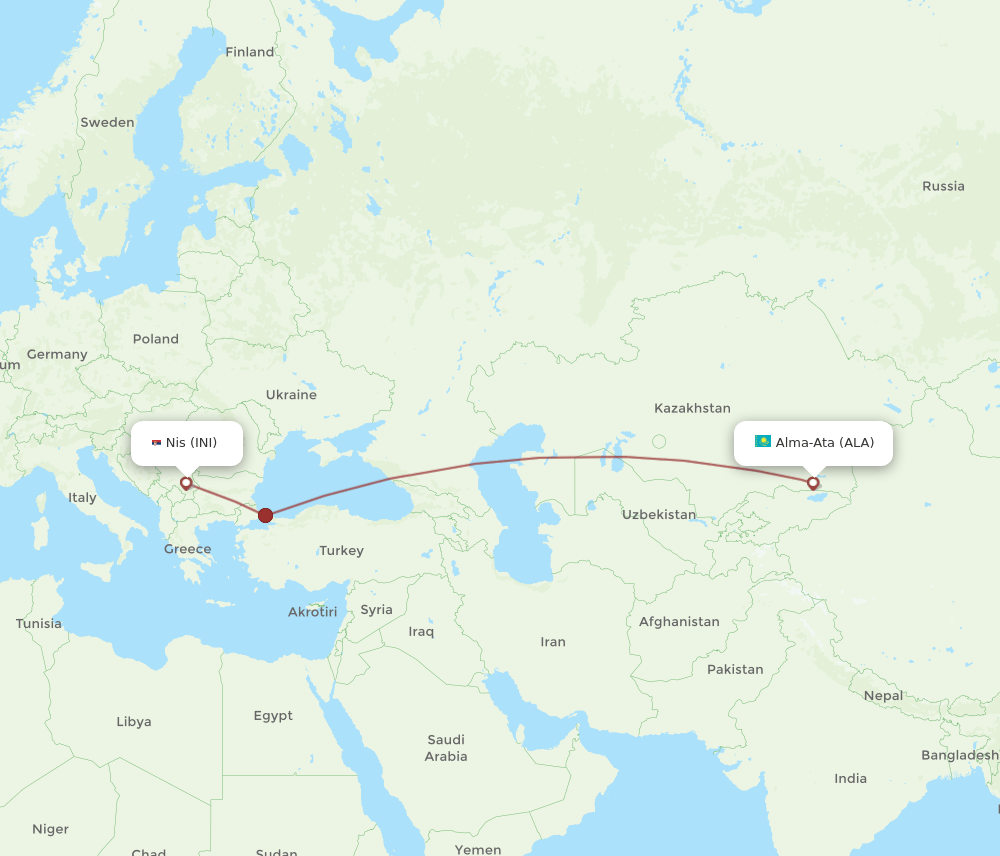 ALA-INI flight routes