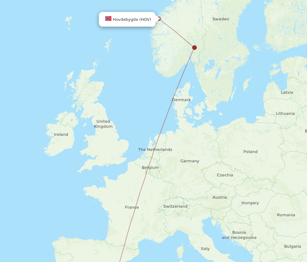 ALC-HOV flight routes