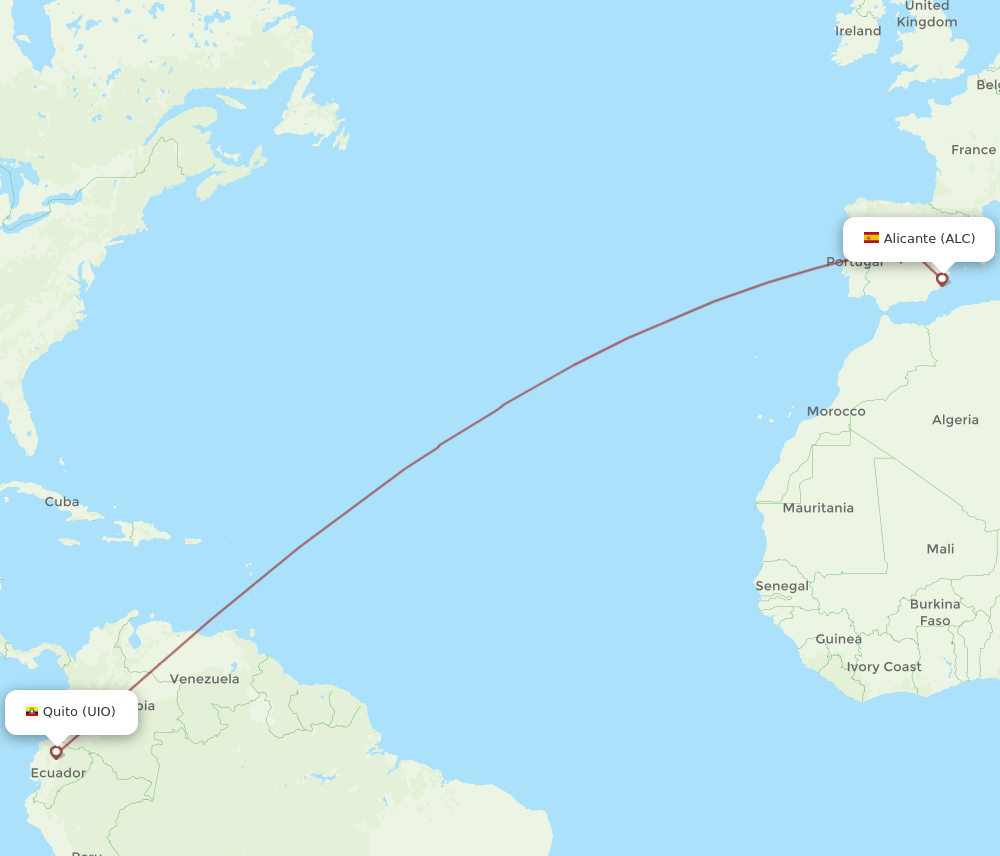 ALC-UIO flight routes