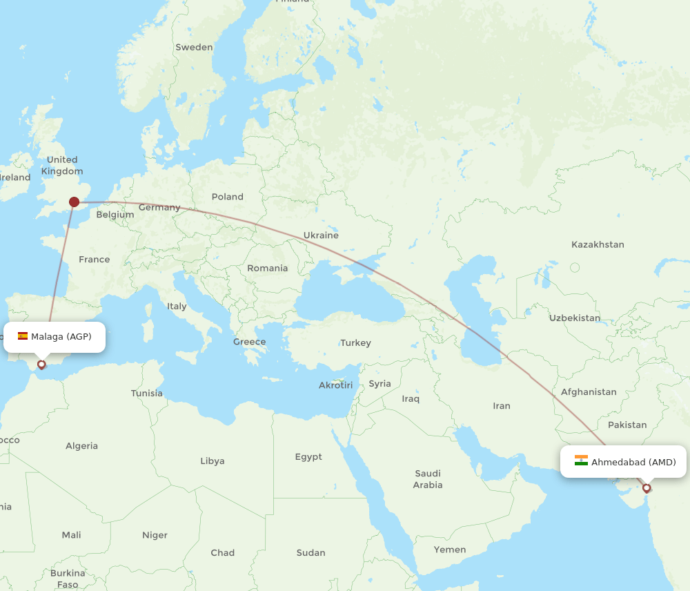 AMD-AGP flight routes