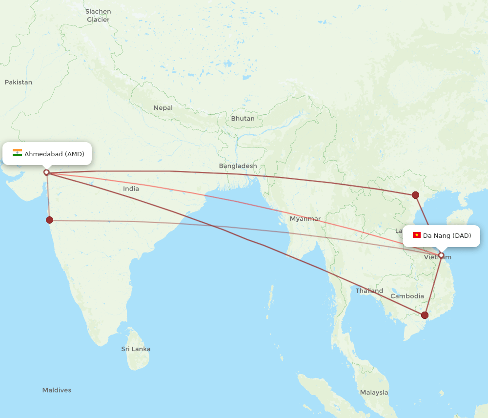 AMD-DAD flight routes