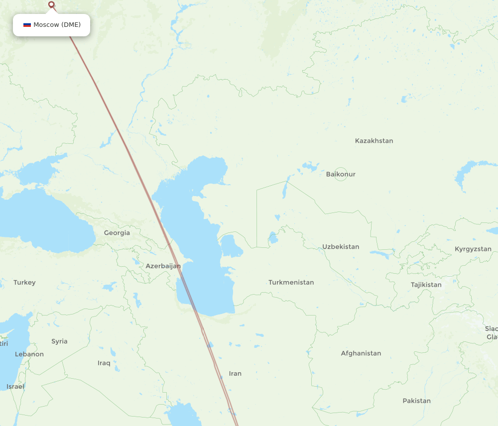 AMD-DME flight routes