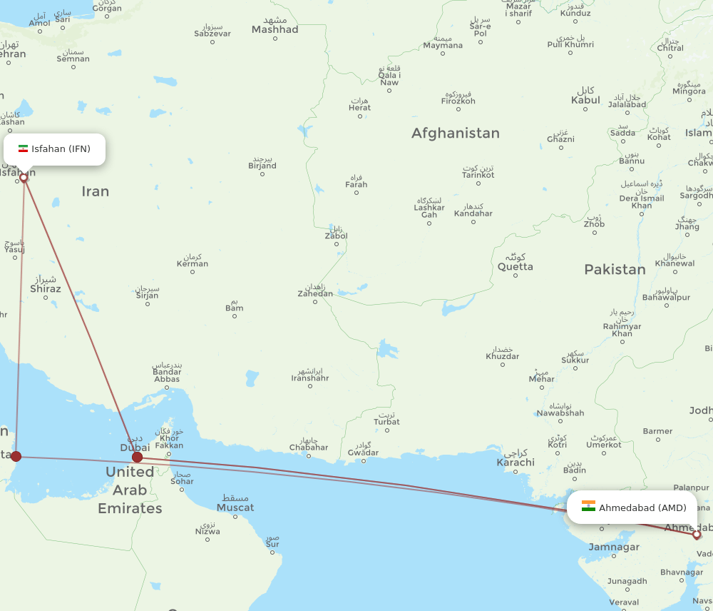 AMD-IFN flight routes