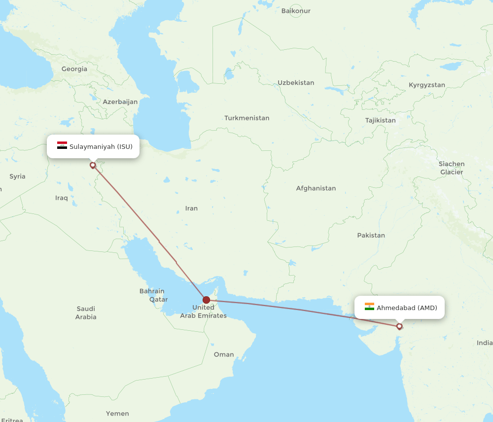 AMD-ISU flight routes