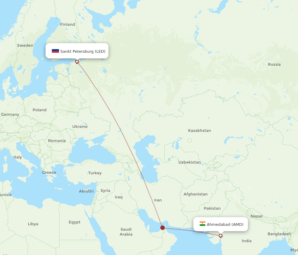 AMD-LED flight routes
