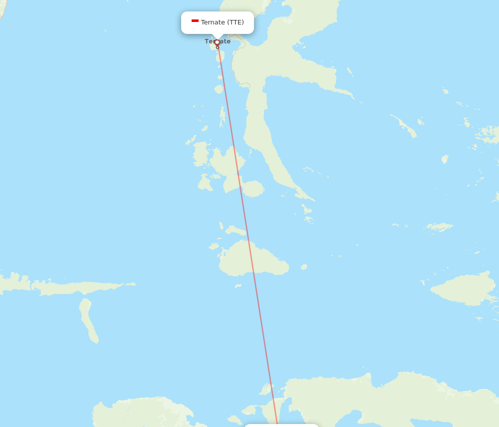 AMQ to TTE flights and routes map