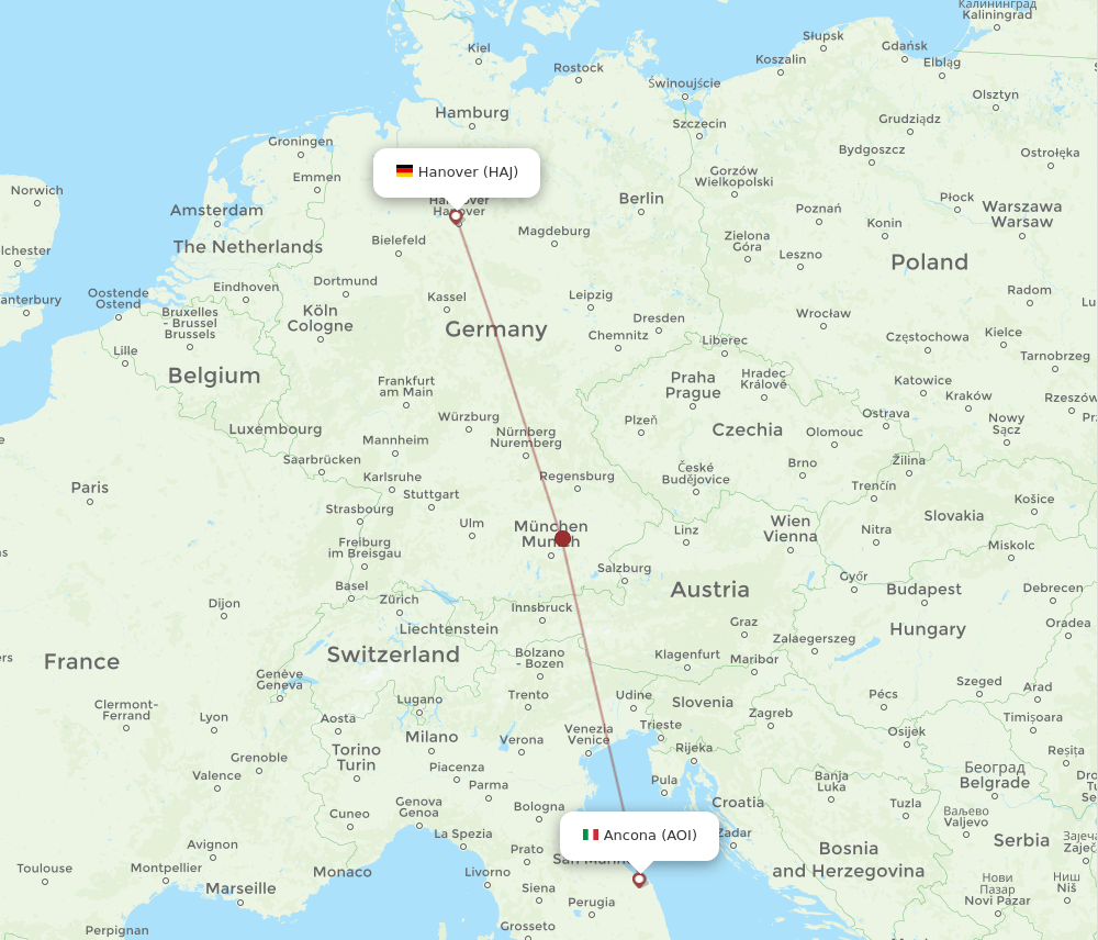 AOI-HAJ flight routes