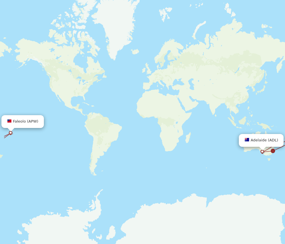 APW-ADL flight routes