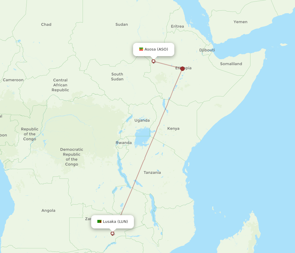 ASO-LUN flight routes