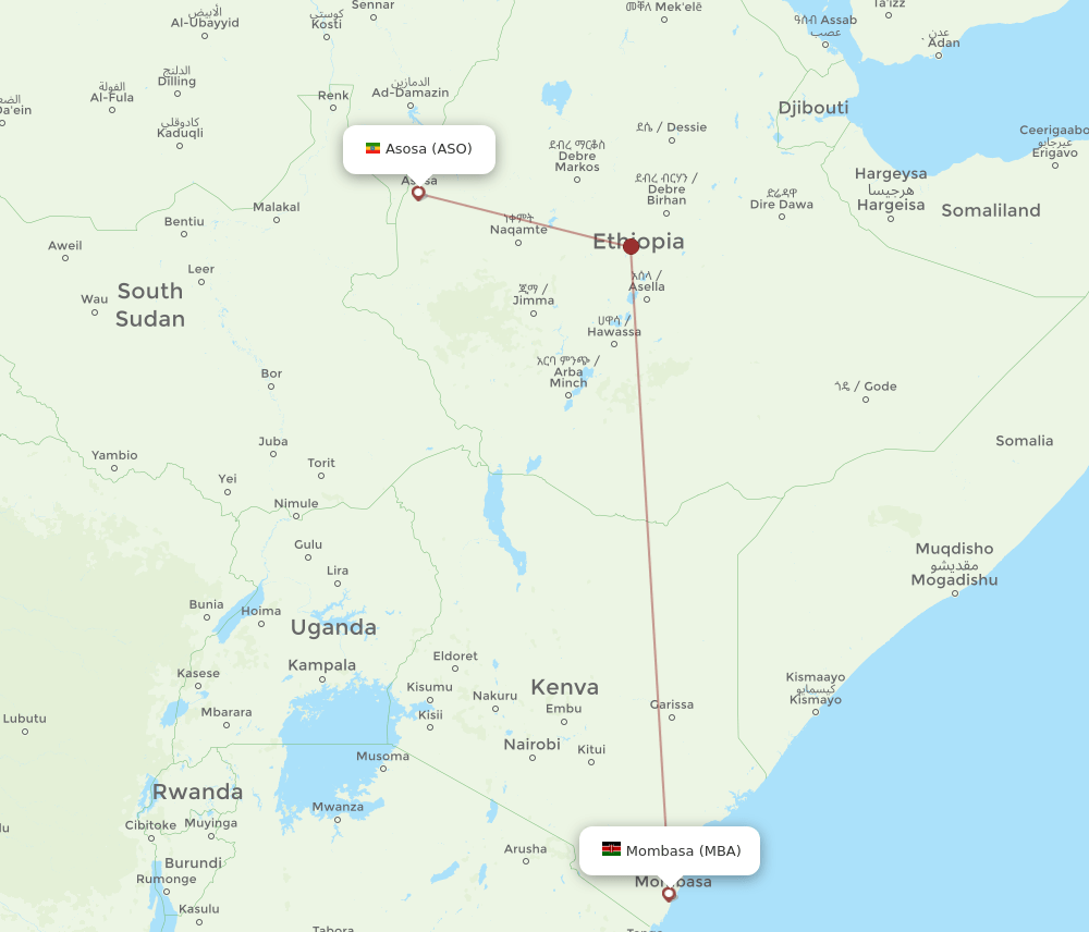 ASO-MBA flight routes