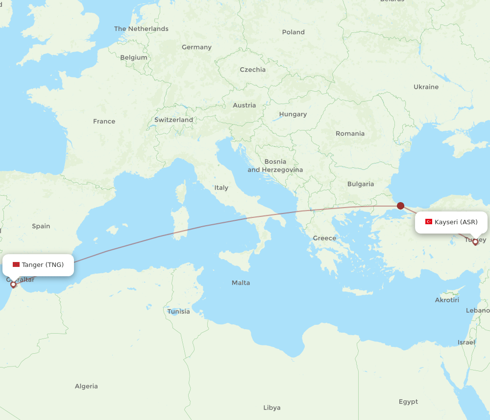 ASR-TNG flight routes