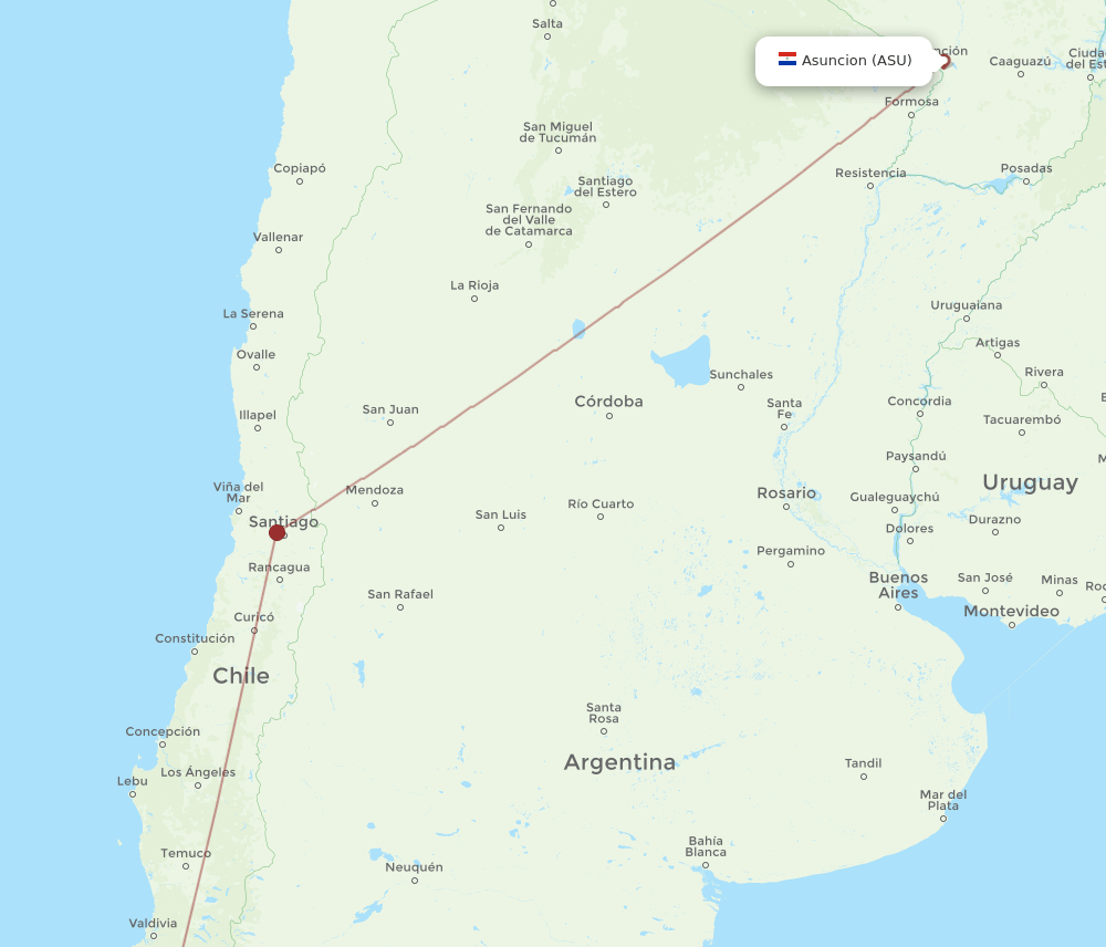 ASU-PMC flight routes