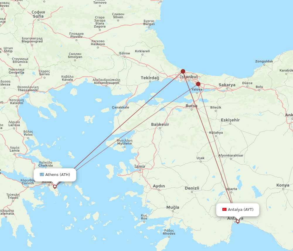ATH-AYT flight routes