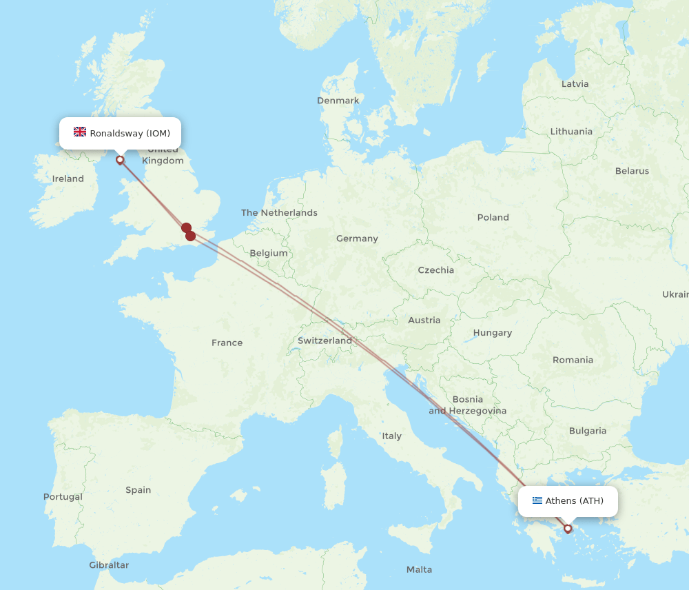 ATH-IOM flight routes
