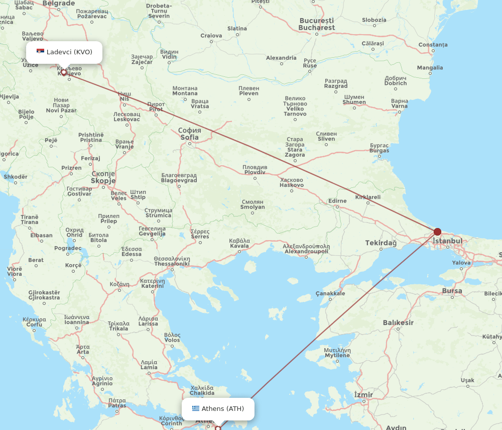 ATH-KVO flight routes
