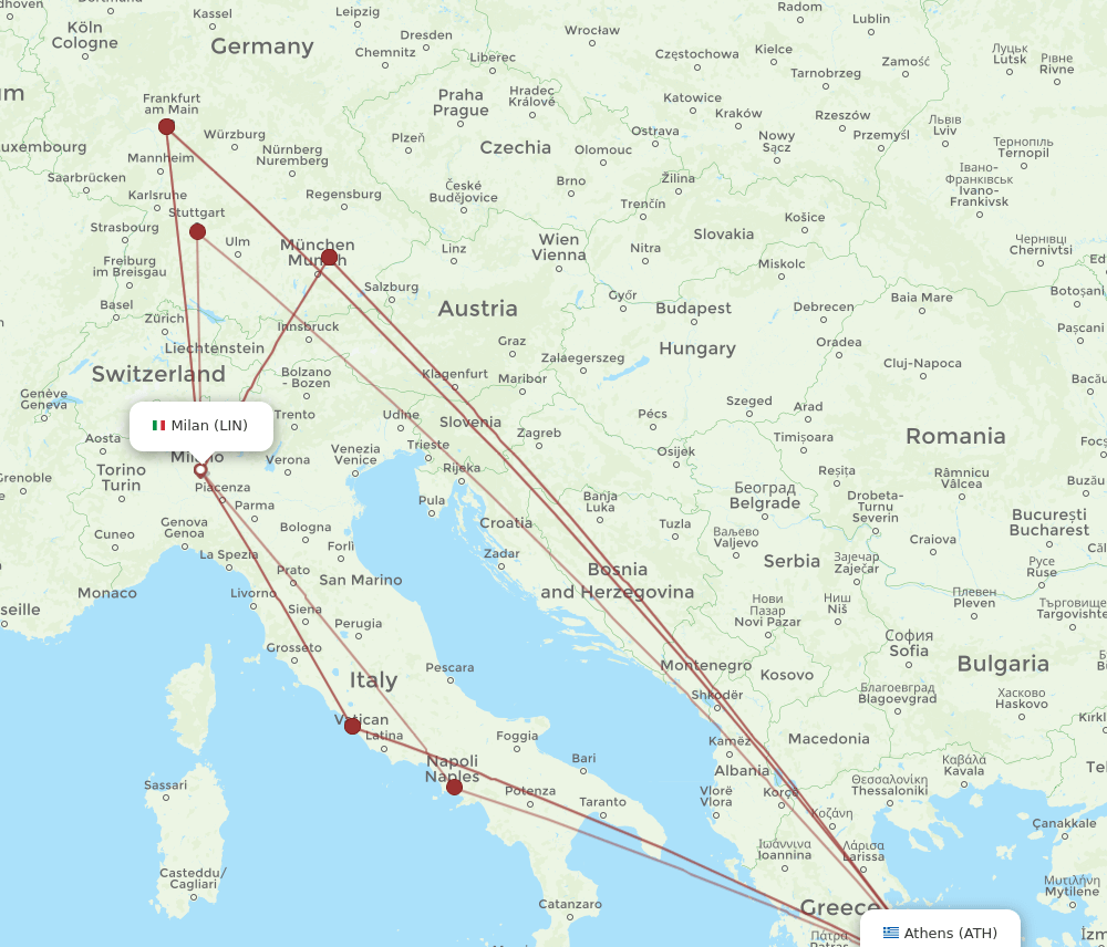ATH-LIN flight routes