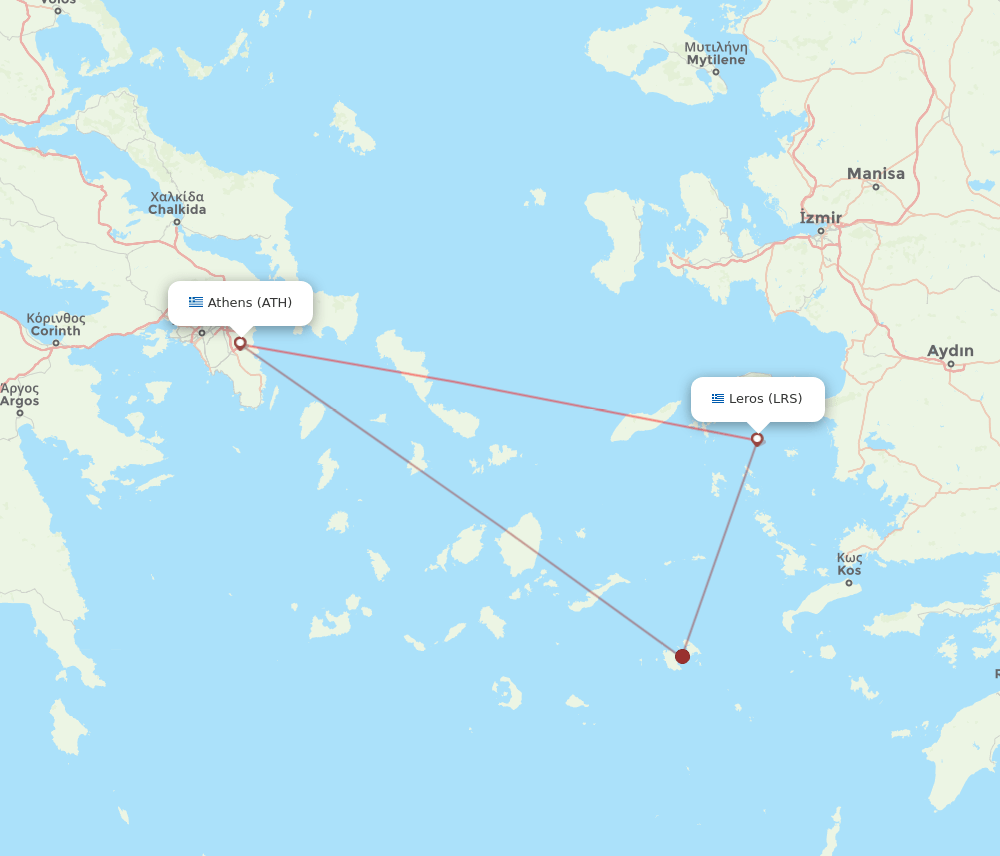 ATH-LRS flight routes