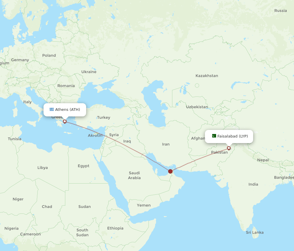 ATH-LYP flight routes