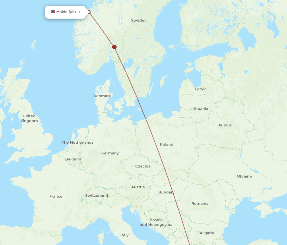 ATH-MOL flight routes