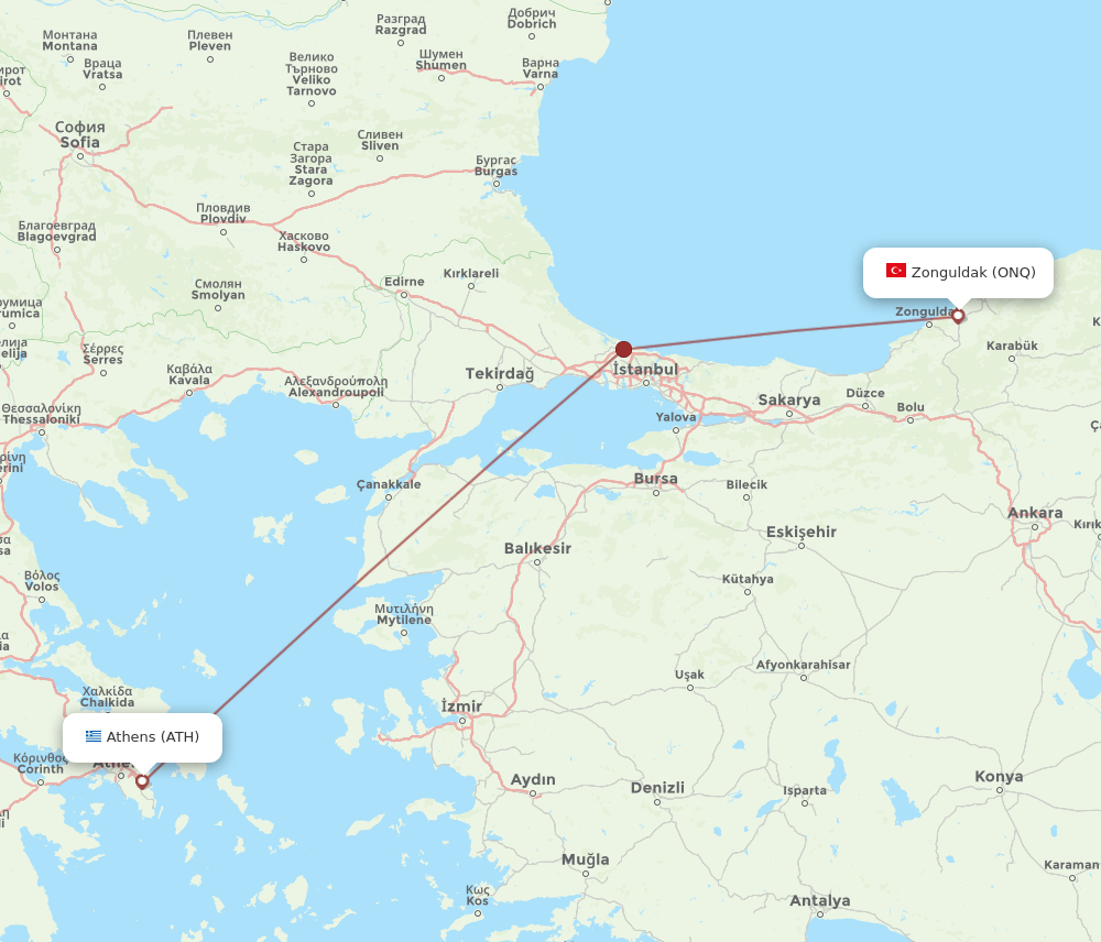 ATH-ONQ flight routes