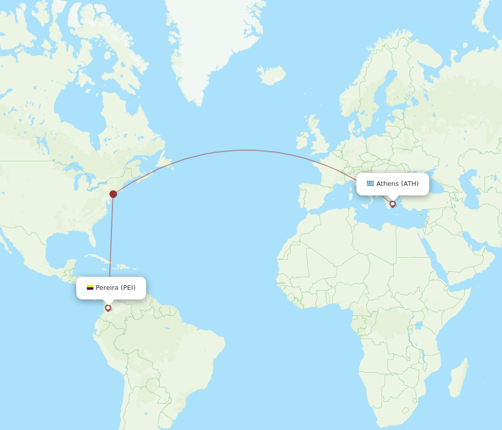 ATH-PEI flight routes