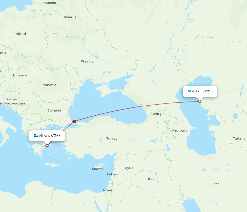 ATH-SCO flight routes