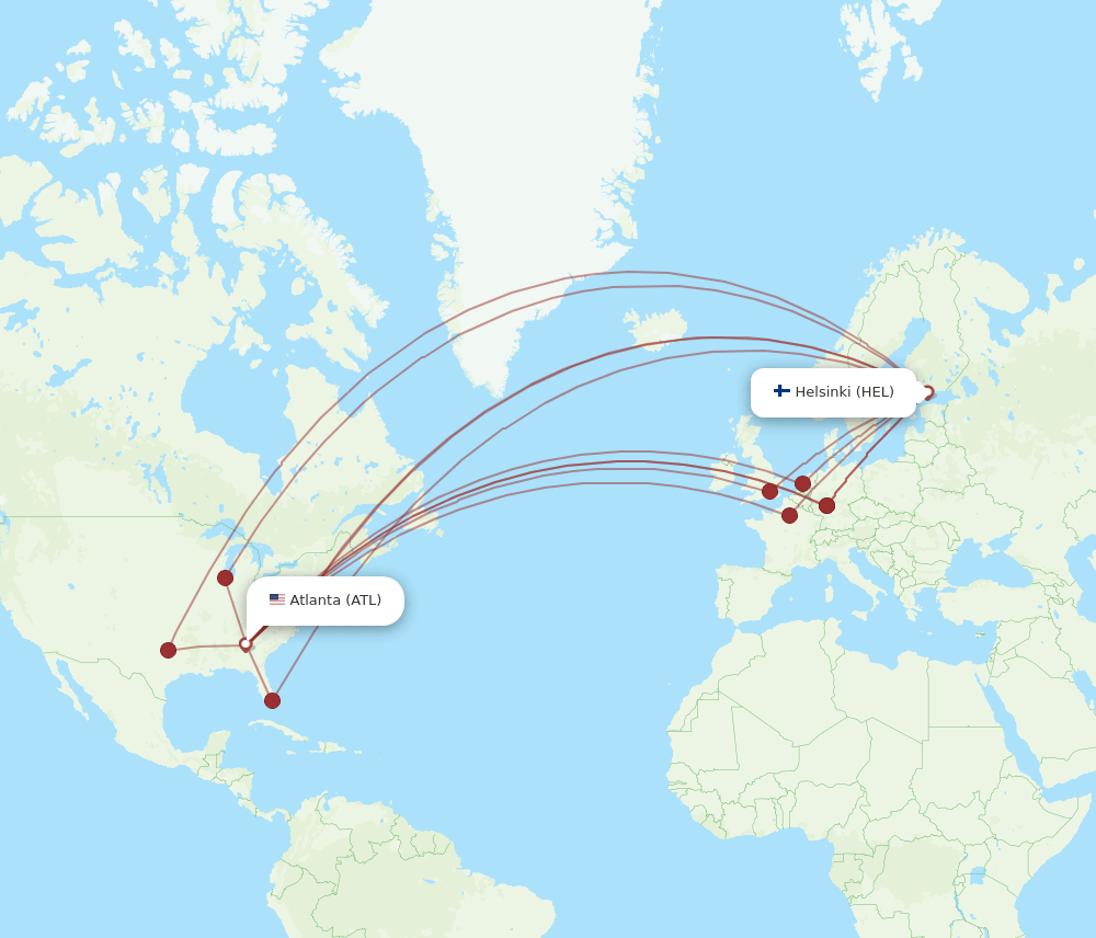 ATL-HEL flight routes