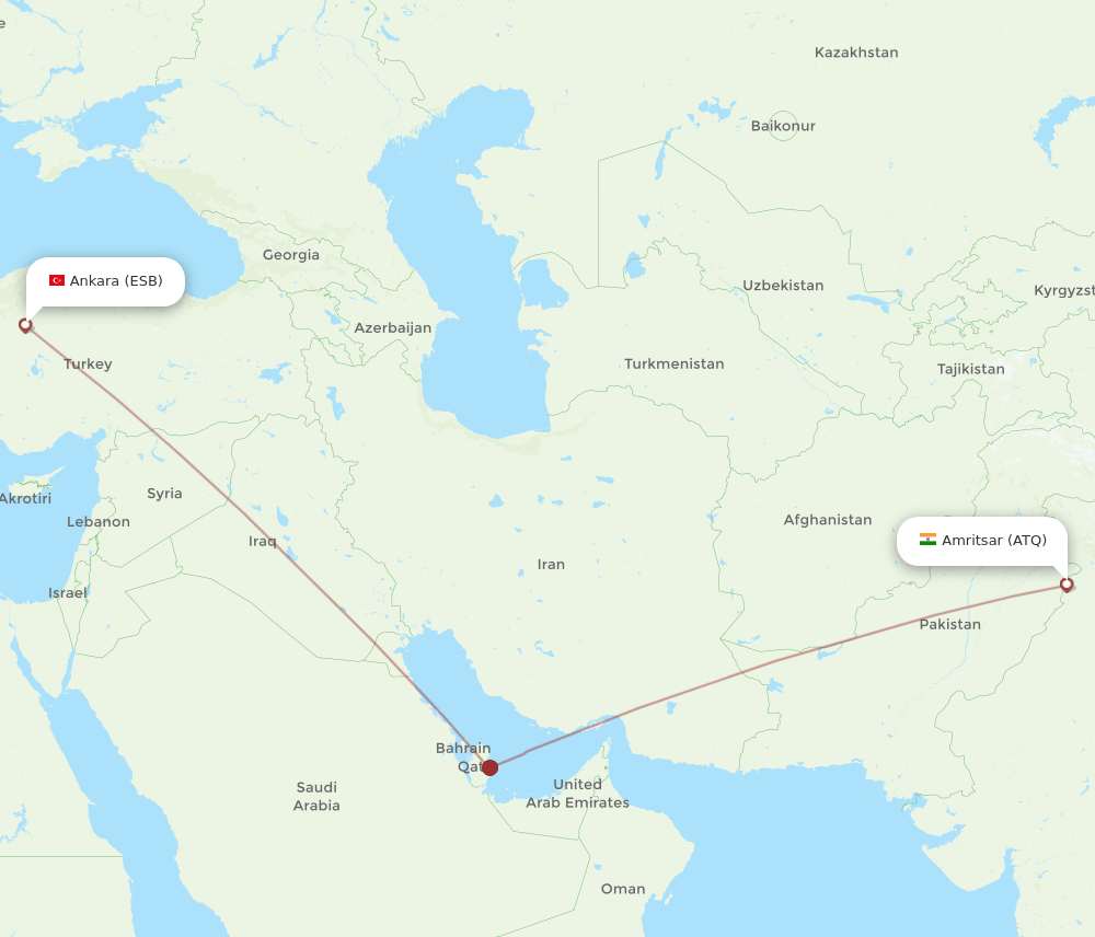 ATQ-ESB flight routes