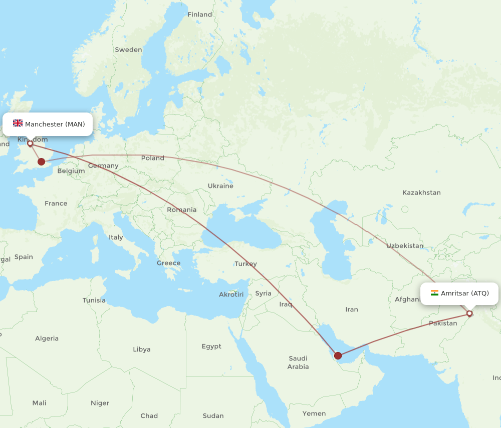 ATQ-MAN flight routes