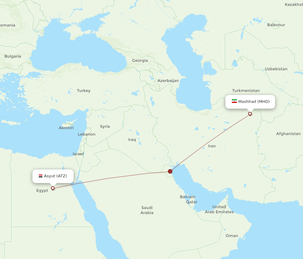 ATZ-MHD flight routes