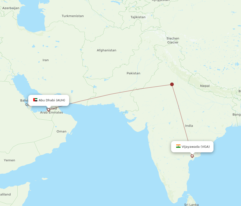 AUH-VGA flight routes