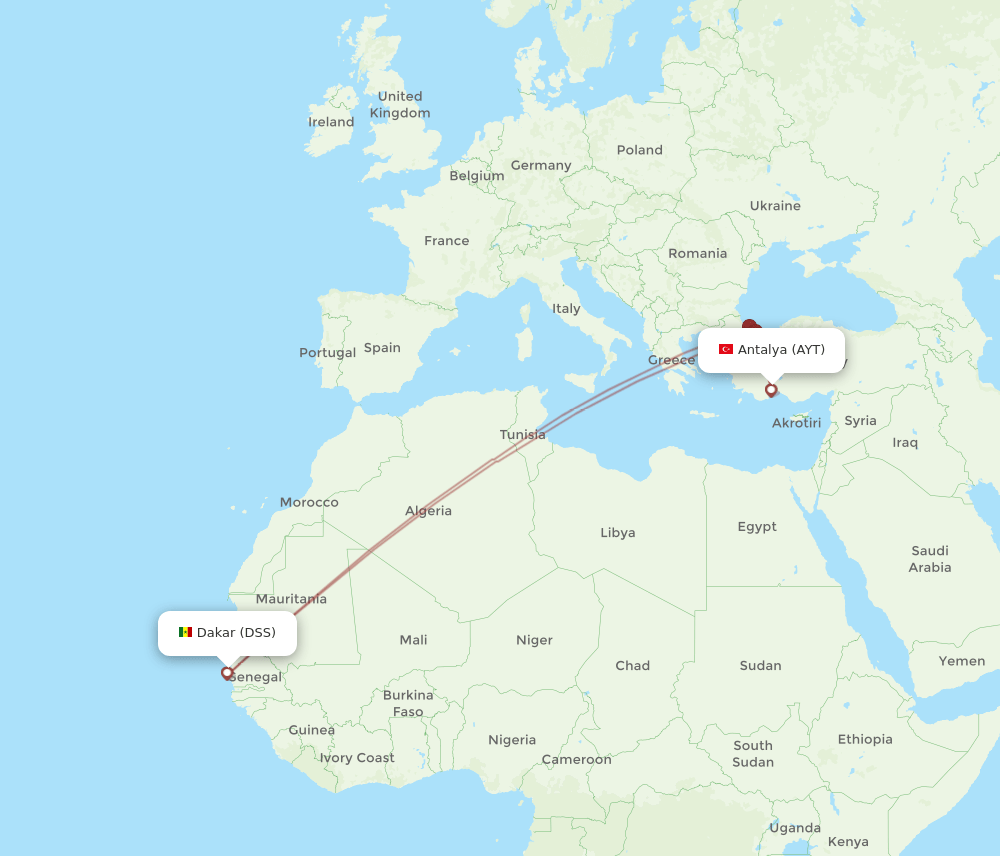 AYT-DSS flight routes