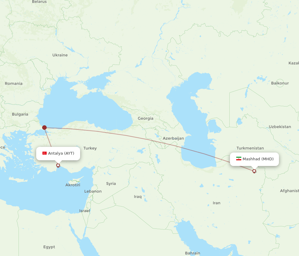 AYT-MHD flight routes