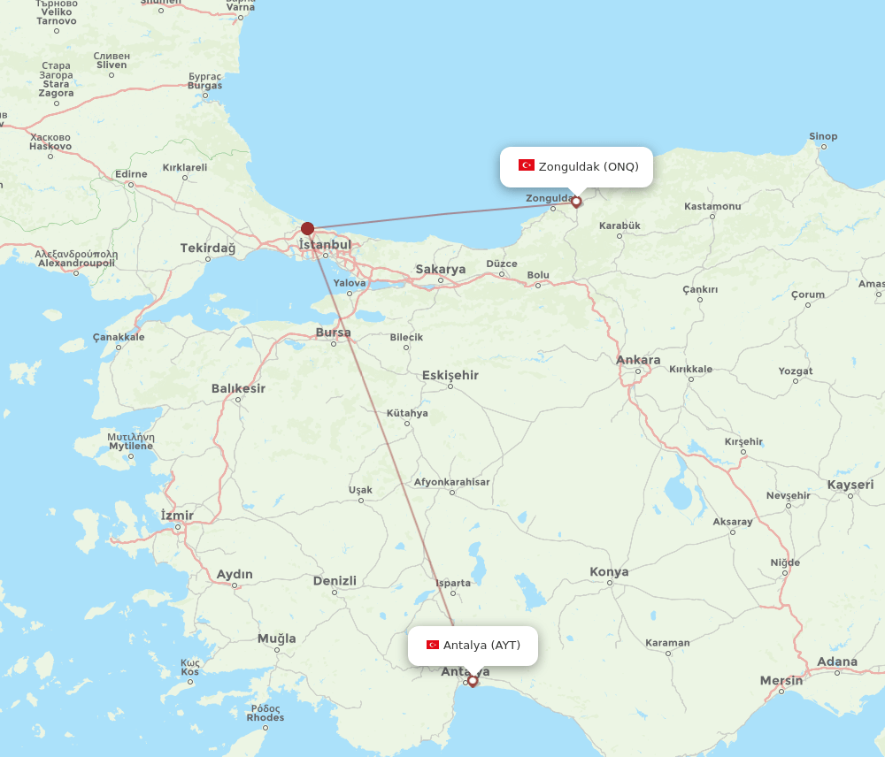 AYT-ONQ flight routes