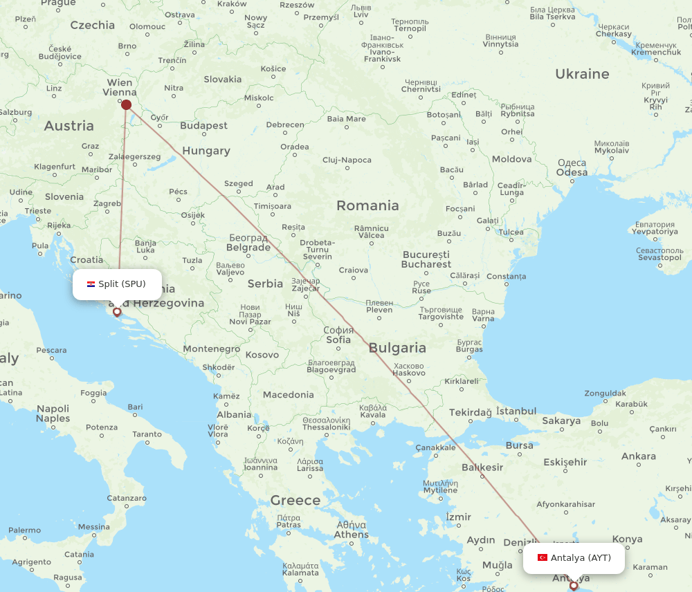 AYT-SPU flight routes