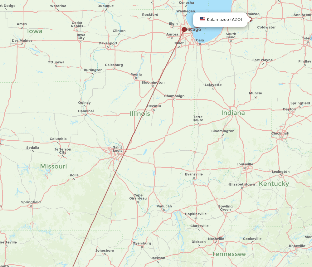AZO-LIT flight routes