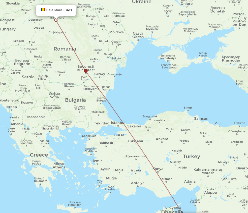 BAY-BEY flight routes