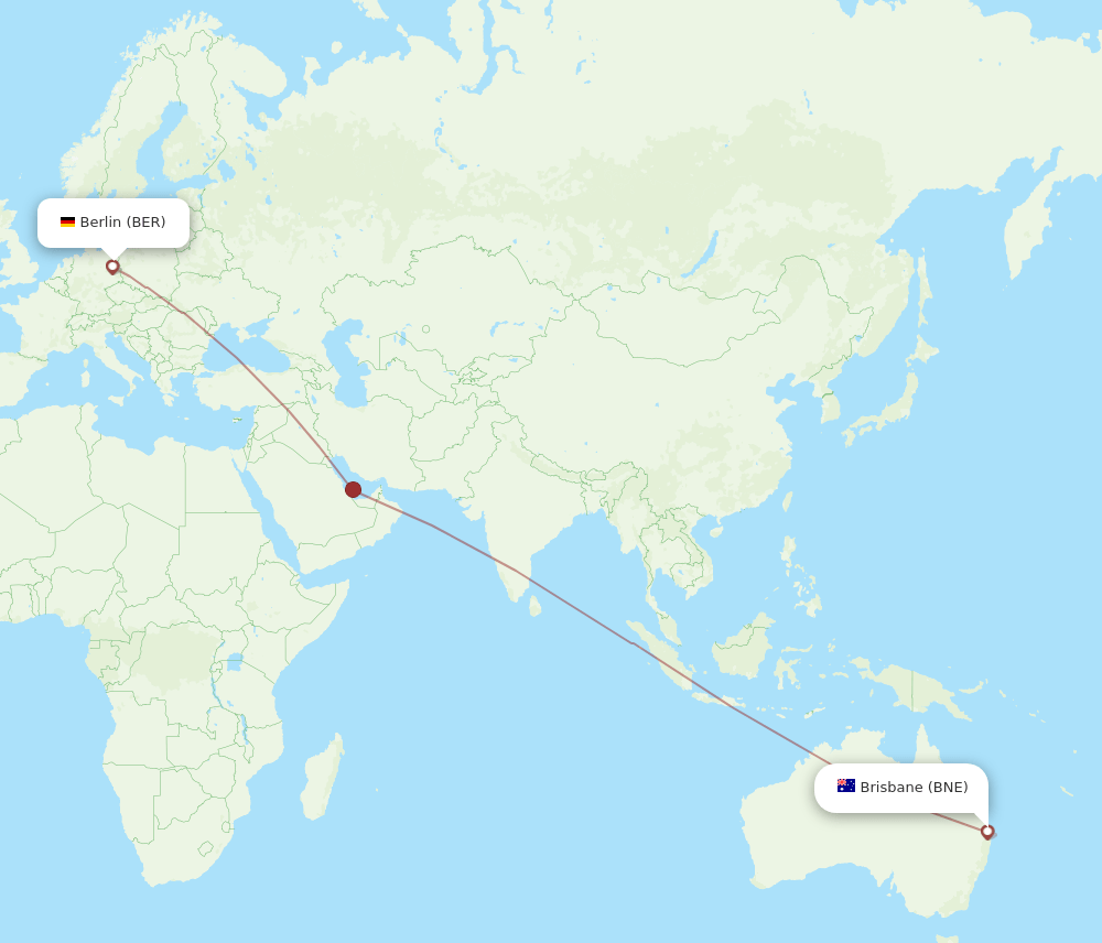 BER-BNE flight routes