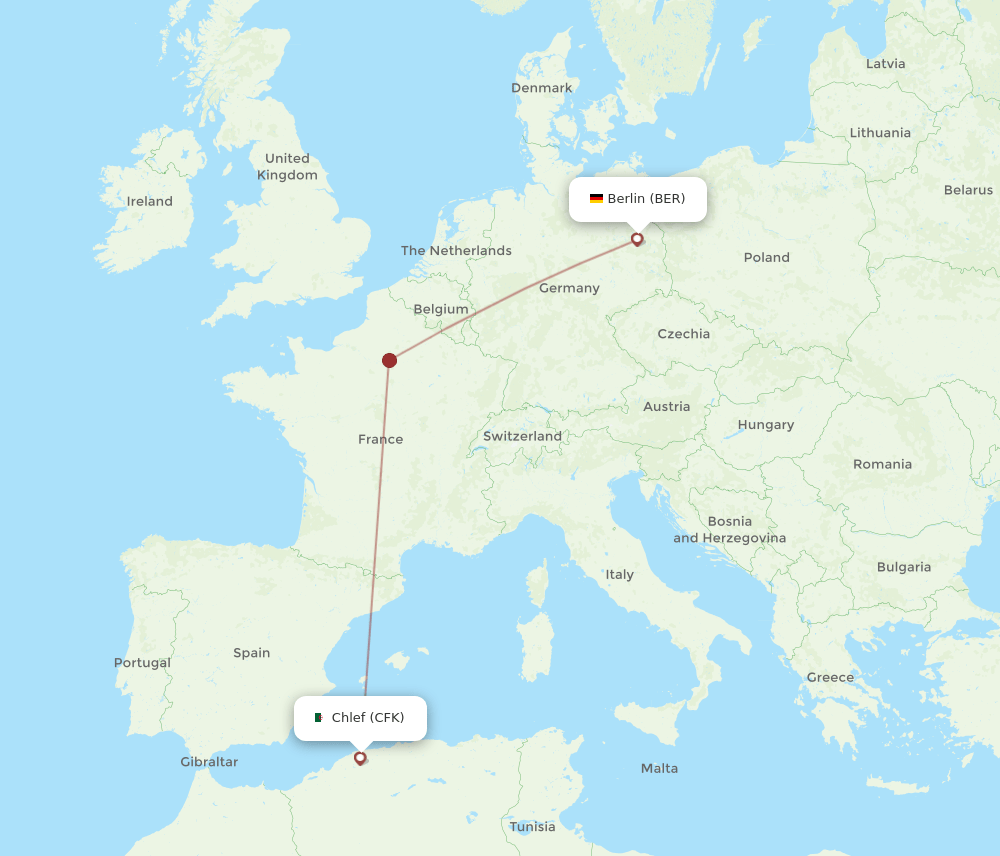 BER-CFK flight routes