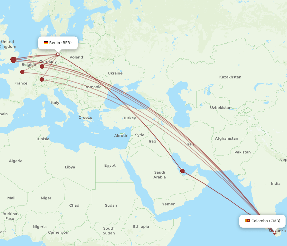 BER-CMB flight routes